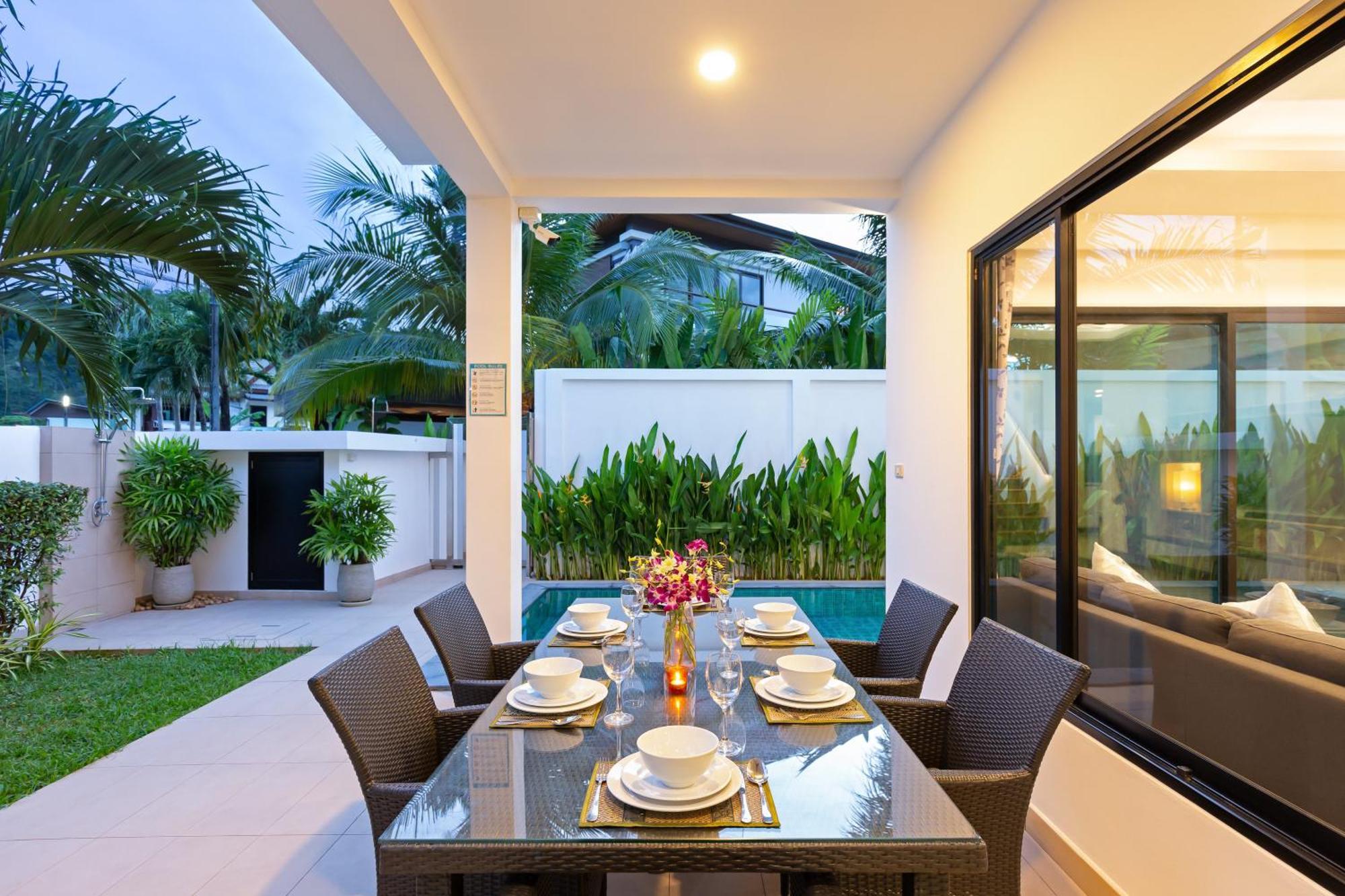 Villa White Pool Strand Kamala Exterior foto