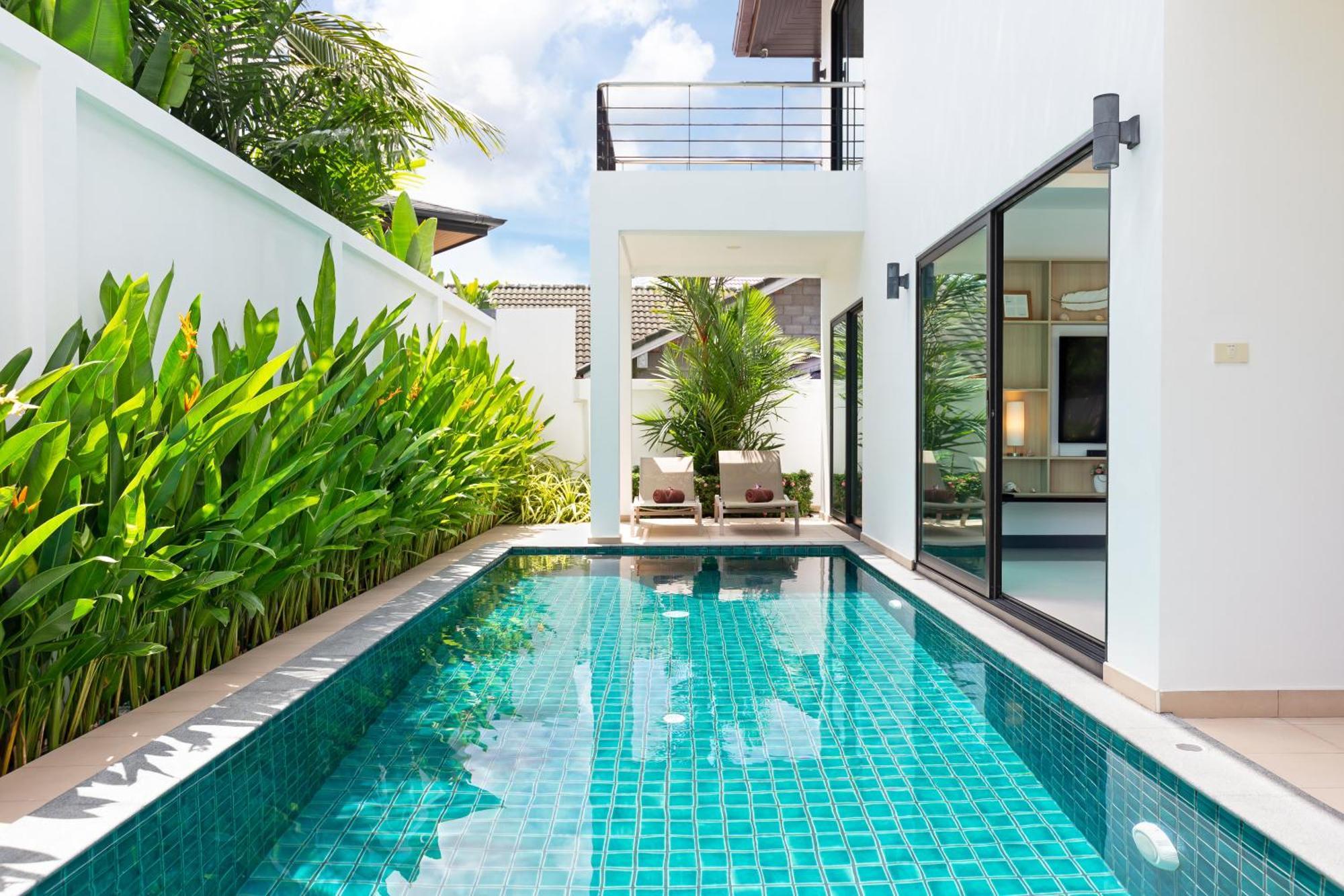 Villa White Pool Strand Kamala Exterior foto