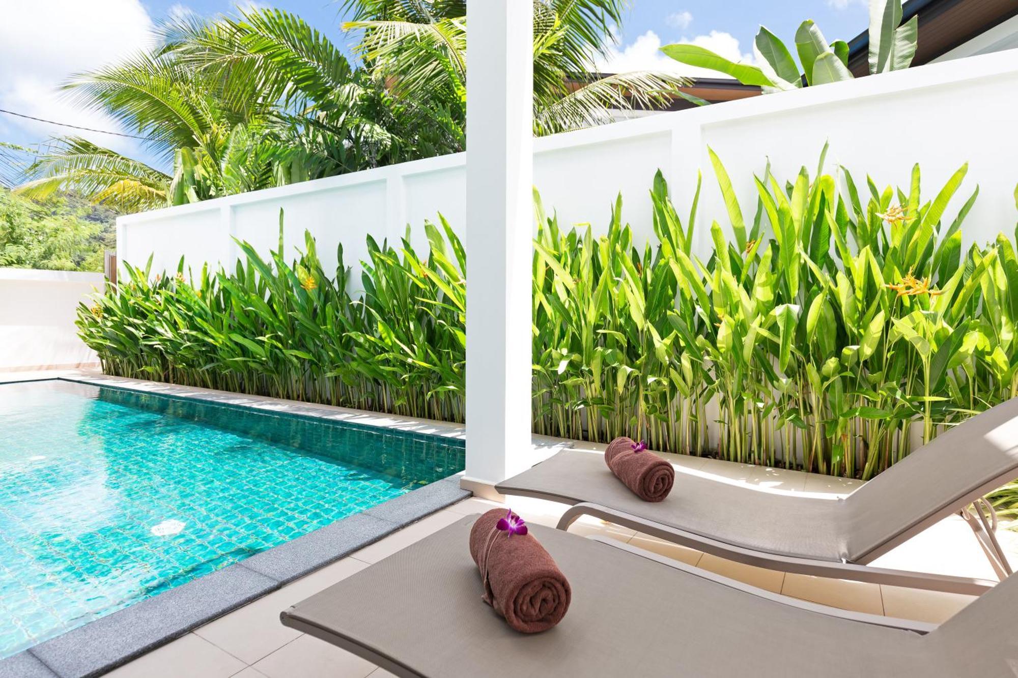 Villa White Pool Strand Kamala Exterior foto